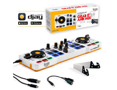 Hercules DJControl Mix - Controladora DJ Inalámbrica Bluetooth para Smartphones