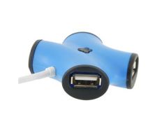 4-Port High Speed USB 2.0 Hub (Azul)