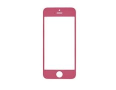 Cristal frontal iPhone 5/5S/5C/SE Rosa