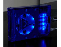 Carcasa II-Case Crystal Blue con LEDs Wii