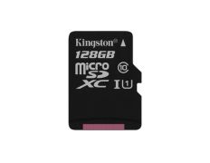 Kingston 128gb microsdxc canvas select 80r cl10 uhs-i single