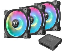 Kit 3 Ventiladores Thermaltake Riing Duo 14cm RGB