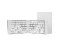 Leotec Teclado Mini Bluetooth Plegable con Batería Blanco