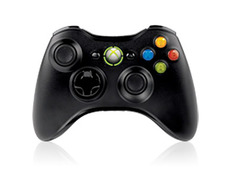 Mando Microsoft Wireless Negro Xbox 360