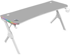 Mesa Gaming Mars Gaming MGD RGB XL White 160x60cm