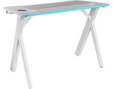 Mesa Gaming Mars Gaming MGD100RGB 100x60x74 cm Blanca