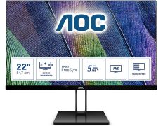 Monitor AOC 22V2Q 21.5" Full HD Negro