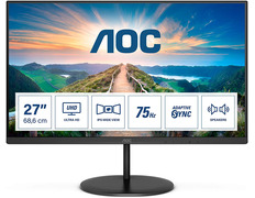 Monitor Profesional AOC U27V4EA 27" 4K Multimedia Negro