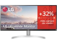 Monitor Ultrapanorámico Profesional LG 29WN600-W 29"/Full HD/Multimedia Plata