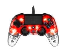 Nacon Compact Controller Rojo Iluminado Oficial PS4