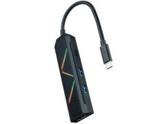 Nanocable Hub USB 3.1 Tipo C 10.16.0401 USB/USB-C/HDMI Negro