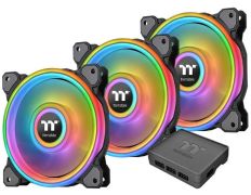 Pack 3 Ventiladores Thermaltake Ring Quad 14 cm RGB