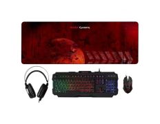 Pack Pro Mars Gaming Teclado + Ratón + Alfombrilla + Auriculares MCPRGB