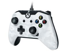 PDP MANDO CON CABLE Camuflaje Blanco (XBOX ONE/PC) OFICIAL