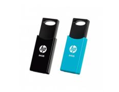 Pendrive HP V212W Pack 2 Unidades Negro/Azul 64GB USB 2.0