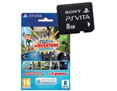 PSVita Adventure Megapack (Memory card 8 GB + 5 Juegos)