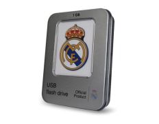 Memoria USB escudo Real Madrid 1 GB Caja Metálica