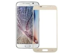 Repuesto Cristal frontal Samsung Galaxy S6 G920 Dorado