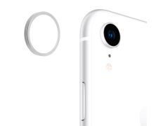 Repuesto Cubierta Metal Cámara Trasera - iPhone XR Plata