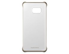 Carcasa Clear Cover Oro Samsung Galaxy S6 Edge Plus