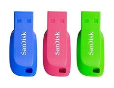 Sandisk Cruzer Blade Usb Flash drive 3-pack - 16gb