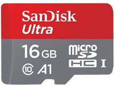 Sandisk Ultra Micro SD HC 16gb + SD Adapter