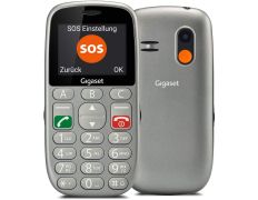 Smartphone Gigaset Life Series GL390 para personas Mayores Gris