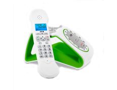 Teléfono Inalámbrico Retro Glamour SPC 7704V Blanco/Verde