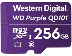 Tarjeta de memoria MicroSD Western Digital purple QD101 256GB XC Clase 10