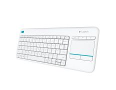 TECLADO LOGITECH WIRELESS K400 Plus Blanco