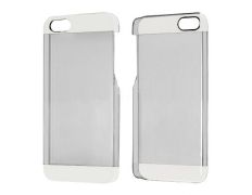 Carcasa Transparente Plastic Case para iPhone 5/5S Blanco