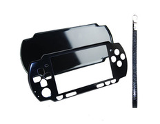 Ultra Slim Aluminium Case PSP Slim Negro