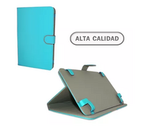 X-one Funda de piel book rotacion universal 7" Turquesa