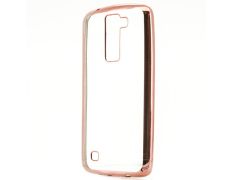 Funda TPU Metal LG K8 Rosa