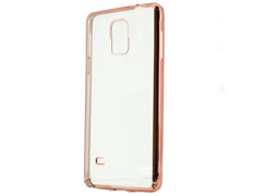 Funda TPU Metal Samsung Galaxy Note 4 Rosa X-One