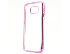 Funda TPU Metal Samsung Galaxy S6 Rosa X-One