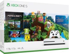 Xbox One S Blanca 1TB + Minecraft Creator