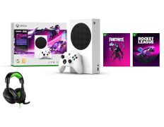 Xbox Series S White (512GB) + Fortnite + Rocket League + Auriculares Turtle Beach Stealth 300