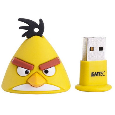 Pendrive 4 Gb Angry Birds Amarillo