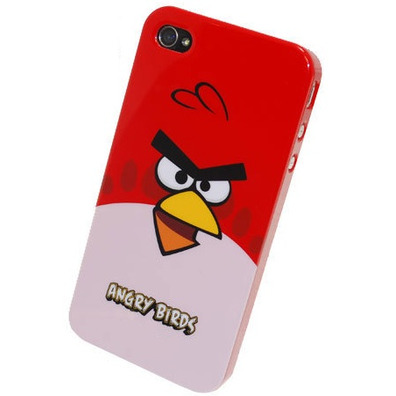 Carcasa Angry Birds Roja iPhone 4/iPhone 4S