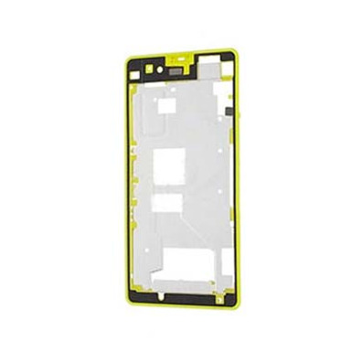 Repuesto marco frontal Sony Xperia Z1 Compact Amarillo