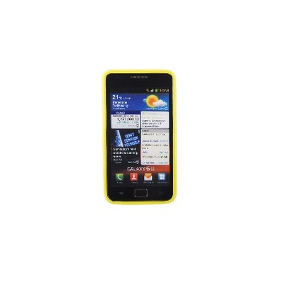 Carcasa TPU para Samsung Galaxy S II (Amarillo)