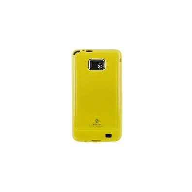 Carcasa TPU para Samsung Galaxy S II (Amarillo)