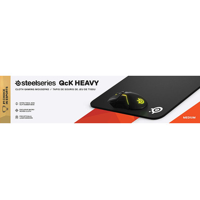 Alfombrillas Steelseries QCK Heavy Medium 2020 Negro