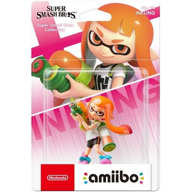 Amiibo Inkling Chica (coleccion Super Smash Bros.)