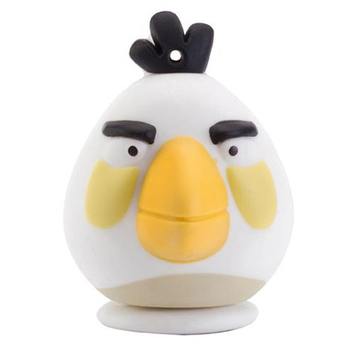 Memoria USB 4 Gb Angry Birds Blanco