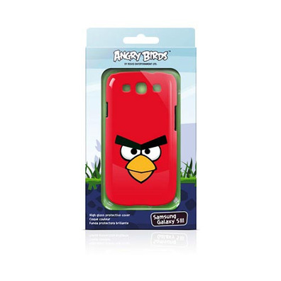 Carcasa para Samsung Galaxy SIII Angry Birds Roja