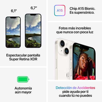 Apple iPhone 14 128GB 5G Rojo MPVA3QL/A