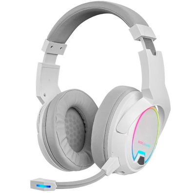 Auriculares Gaming Inalámbricos Mars Gaming MHW100 Blancos