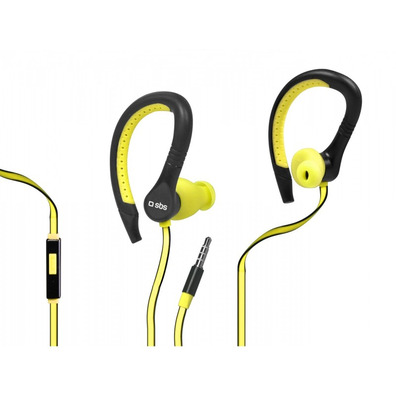 Auriculares In Ear Flat Runway Amarillo SBS